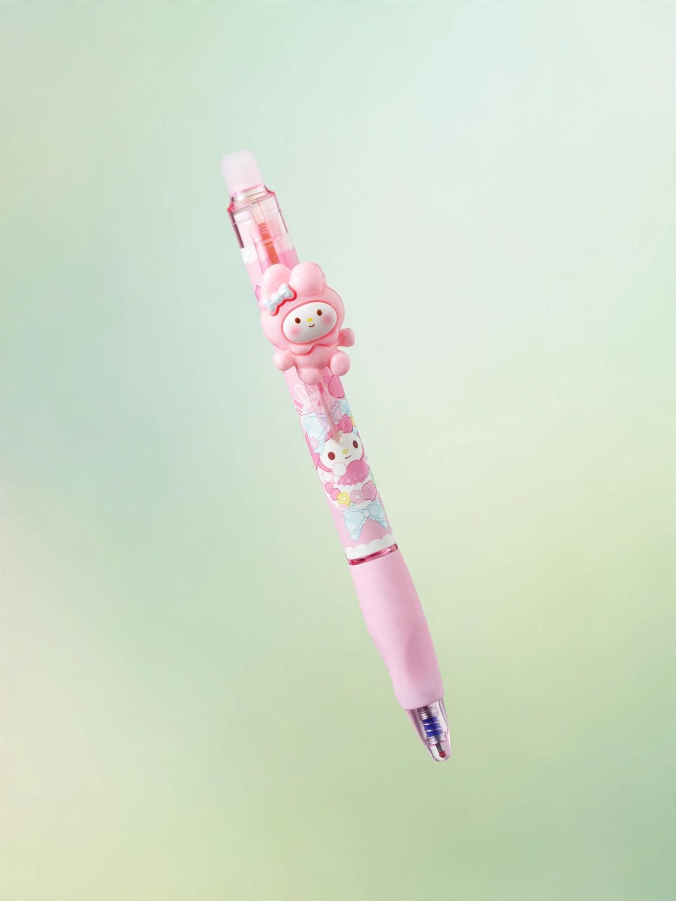 Sanrio My Melody Bow 3D Clip Erasable Pen - Pink
