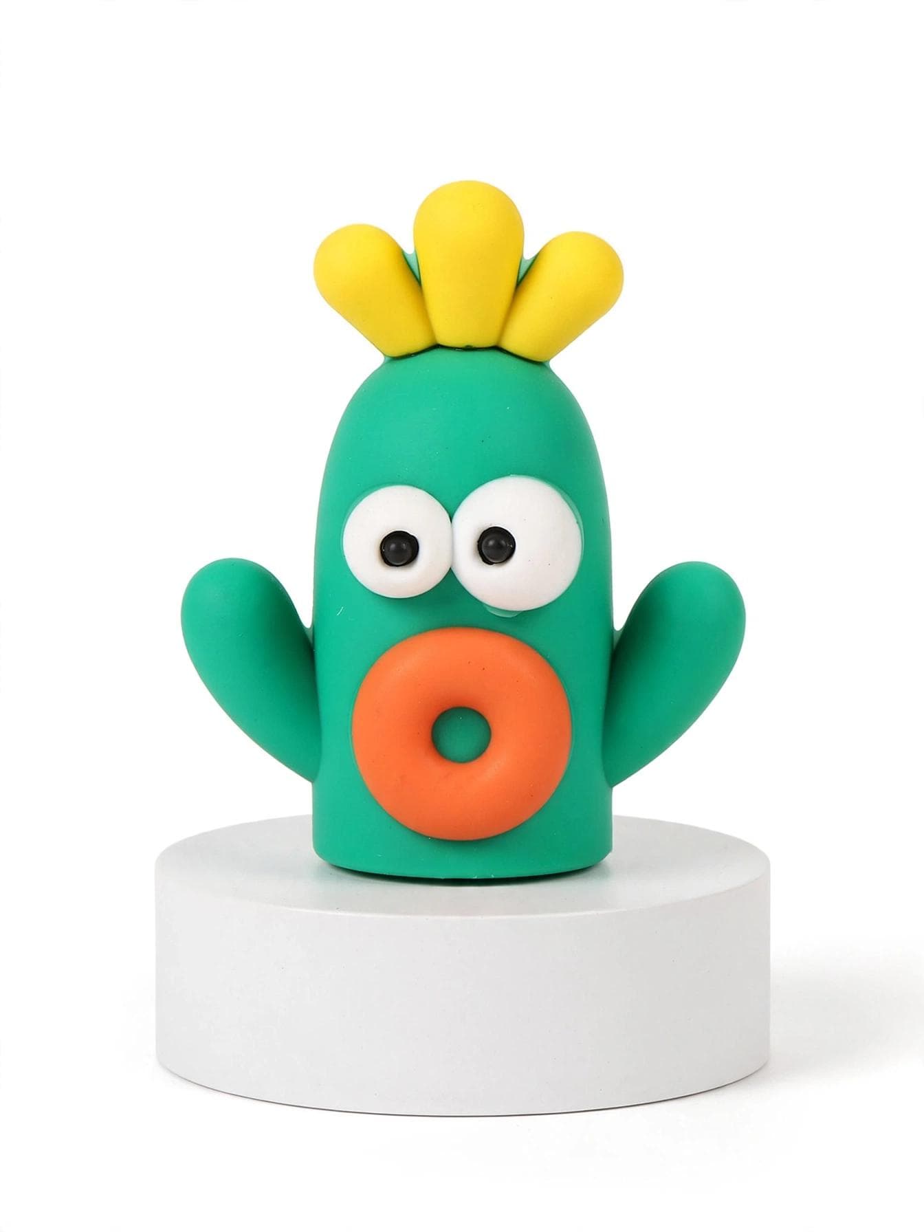 Green Silicone Carrot Cactus Sharpener