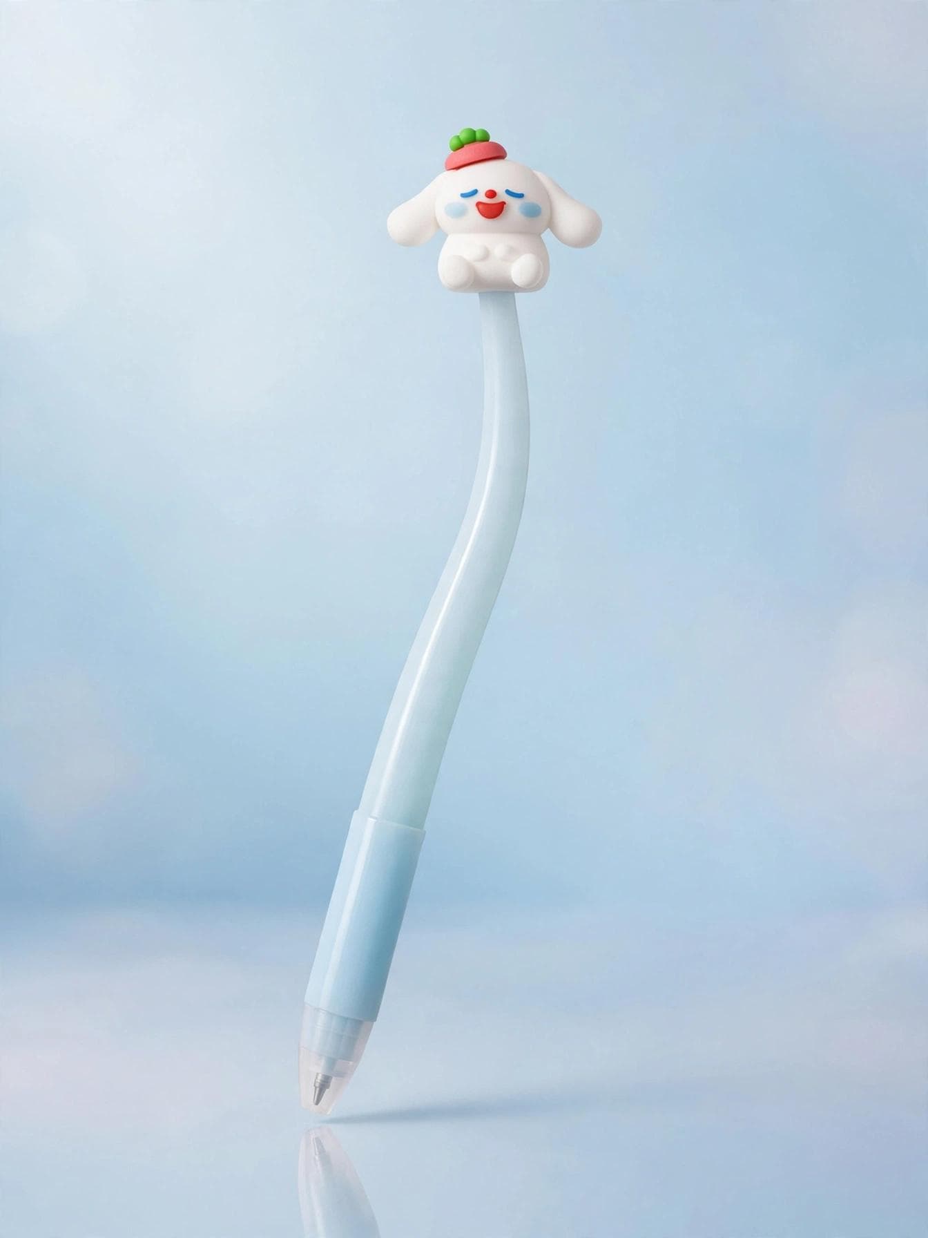 Kawaii Puppy Bendy Pen - Blue