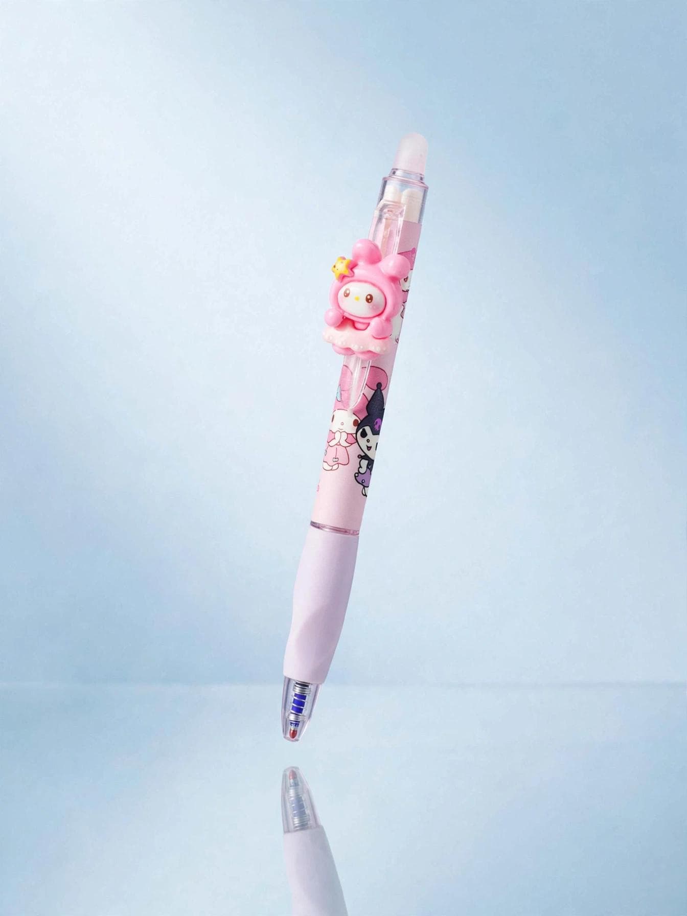 Sanrio My Melody 3D Clip Erasable Pen - Pink