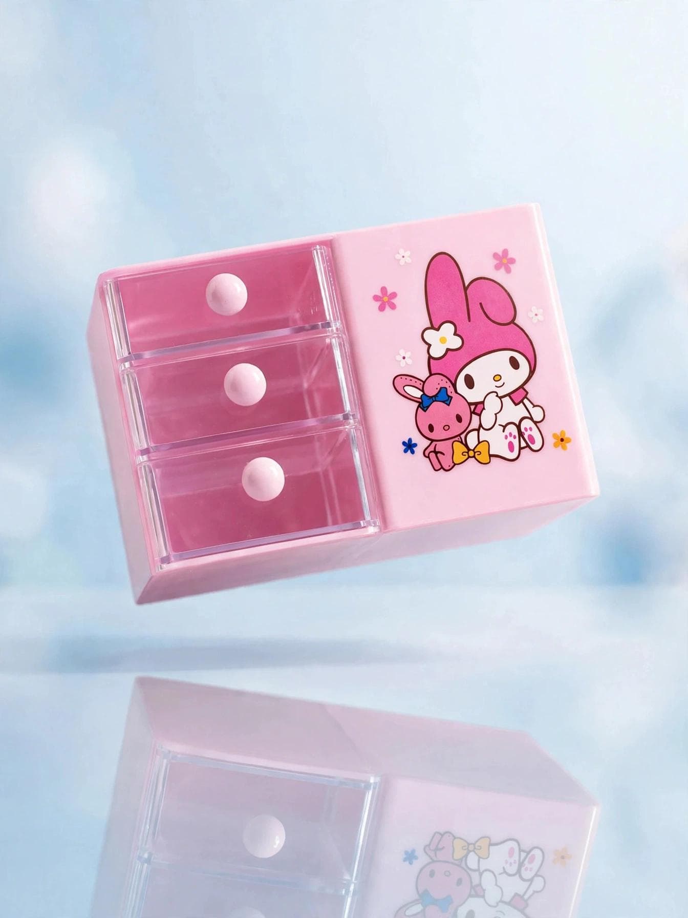 Anime My Melody Desktop Desk Organizer - Pink