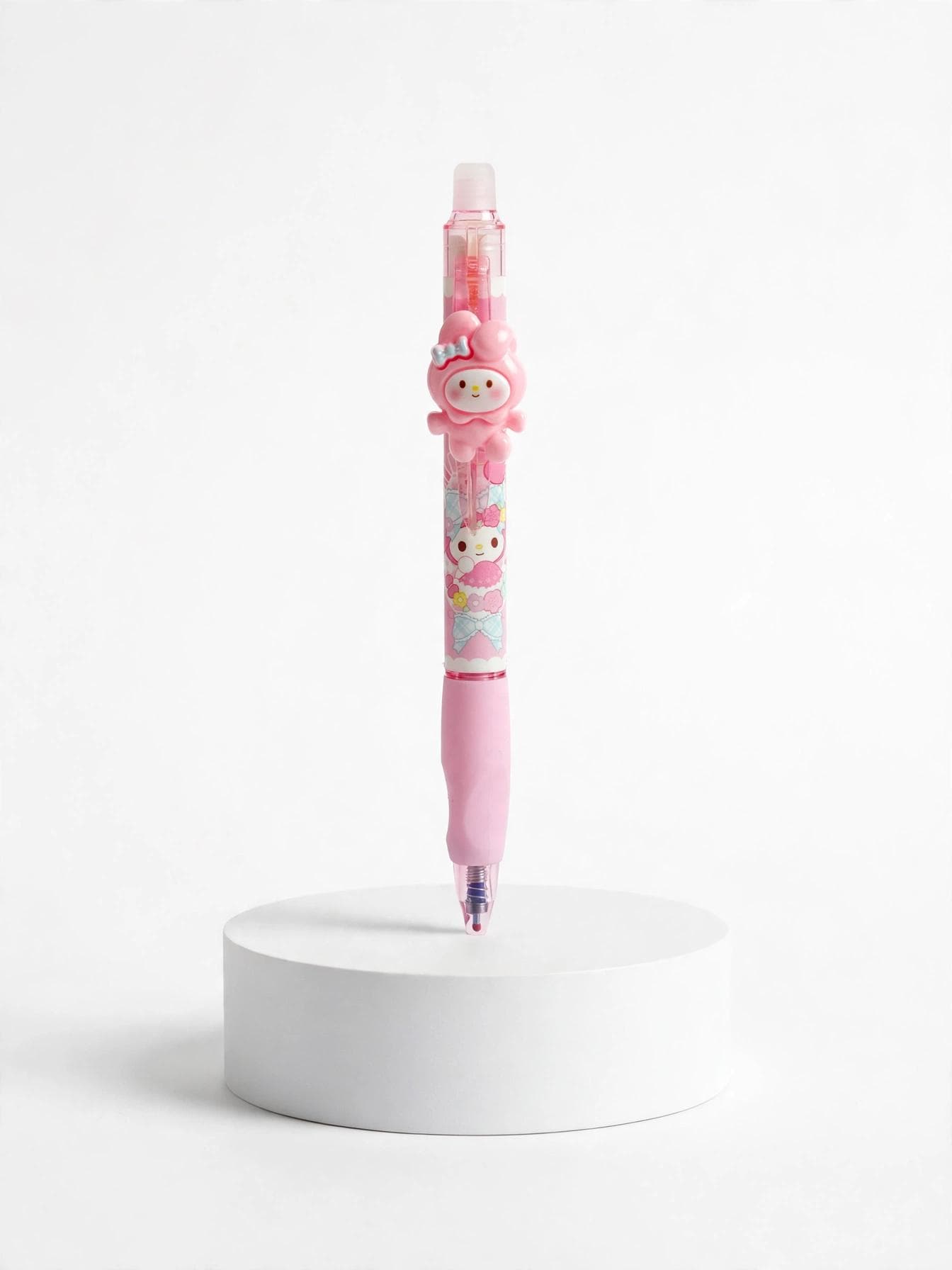 Sanrio My Melody Bow 3D Clip Erasable Pen - Pink