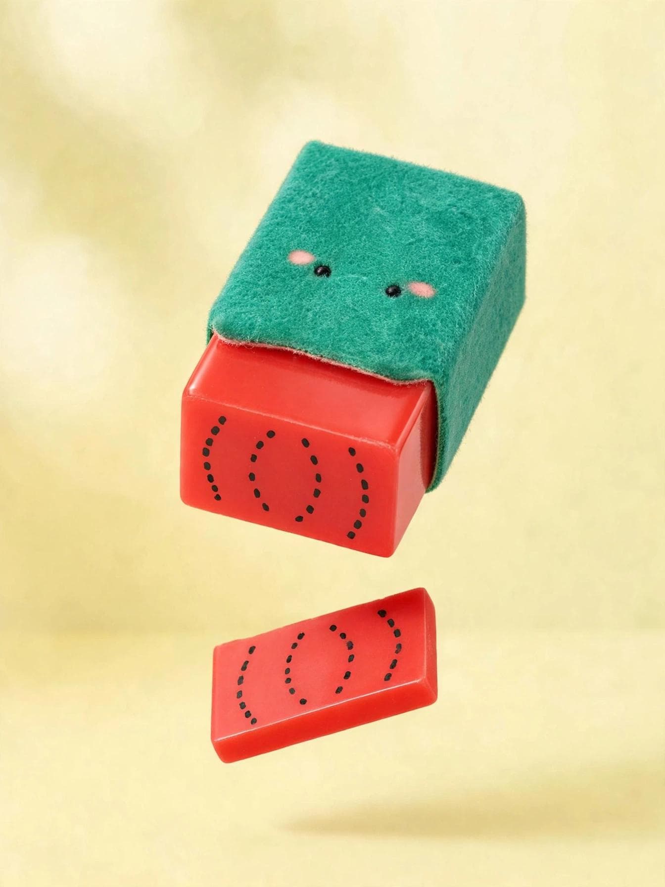 Kawaii Plush Watermelon Fruit Eraser