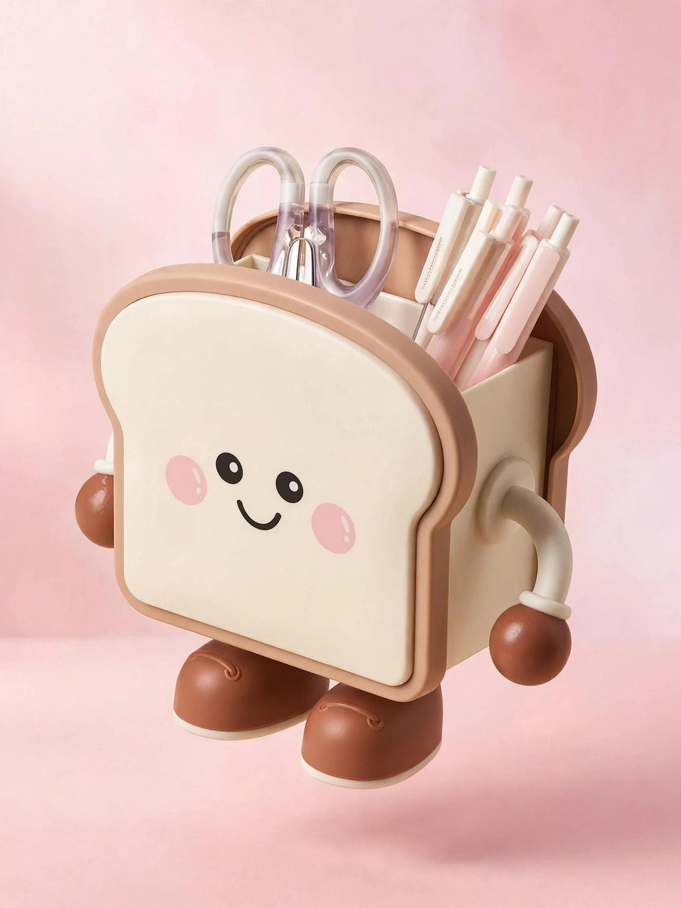 Pinteresty Foodie Bread Aesthetic Pen Stand