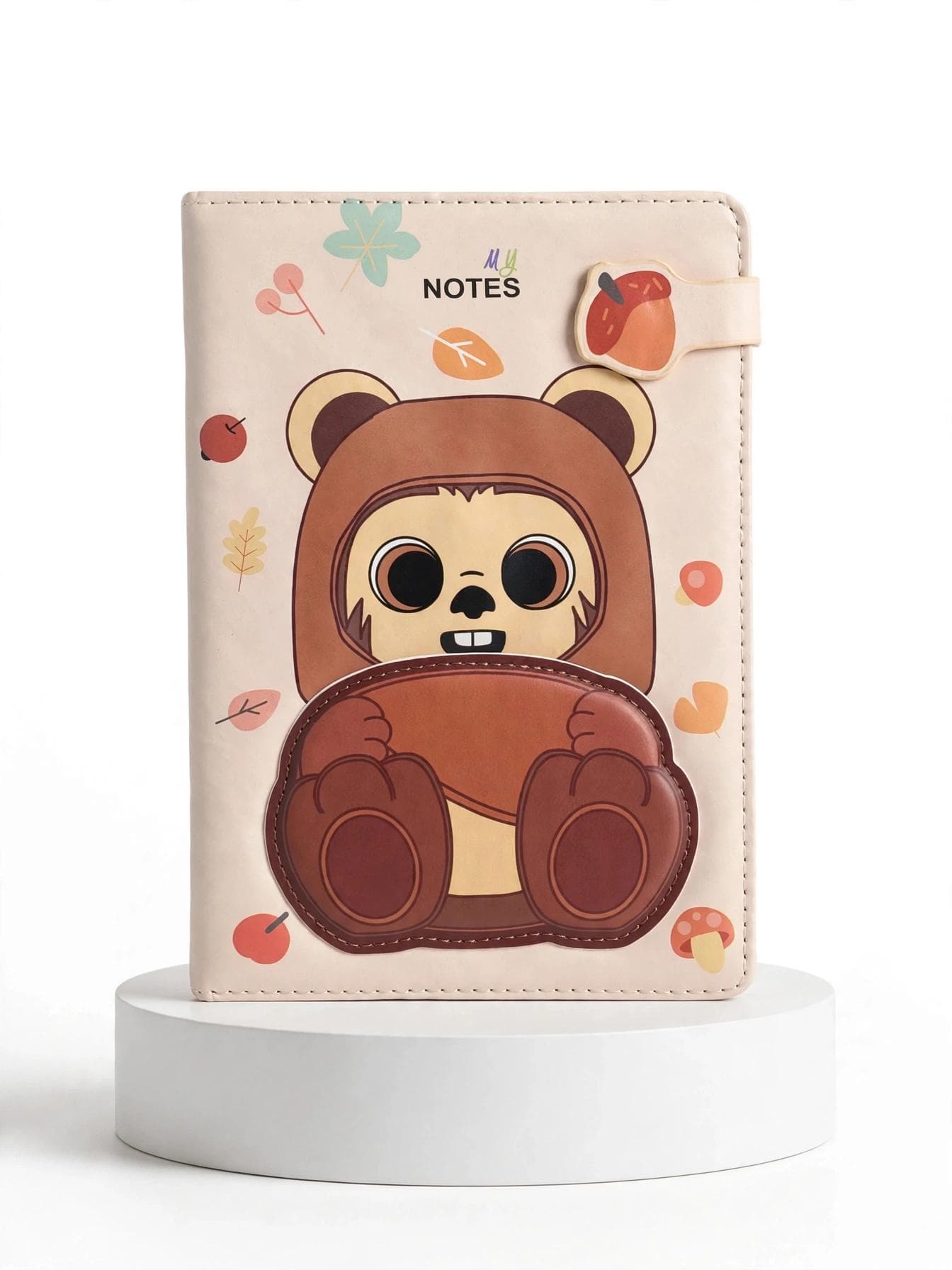Cute Autumn Bear B6 Diary Notebook