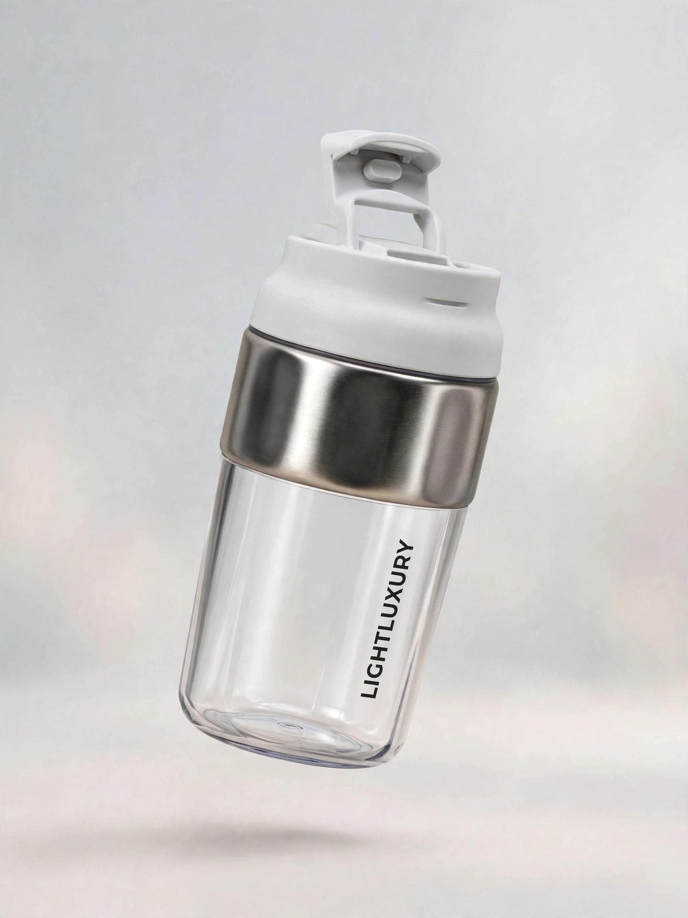 LightLuxury 460ml 2-in-1 Sipper & Non-Sipper Container